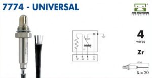 SENSOR OXIGENO UNIVERSAL 4