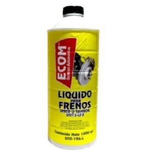 LIQUIDO DE FRENOS PARA DISCO O TAMBOR DOT3 - LF3  1 LT