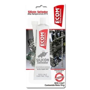 SILICON SELLADOR ALTA TEMPERATURA RTV TRANSPARENTE 70 GRS