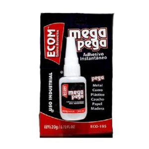 ADHESIVO INDUSTRIAL MEGA PEGA 20 GRMS (CIANOACRILATO)